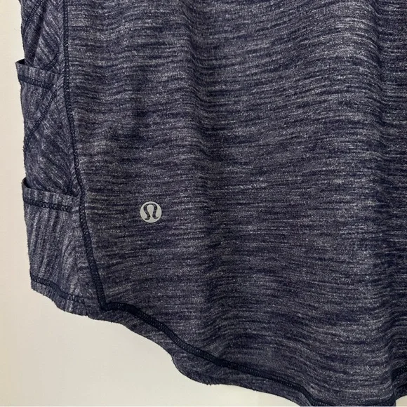 Lululemon Var-City Muscle‎ Tank Top in Heathered Hero Blue Size 8 - Picture 6 of 10